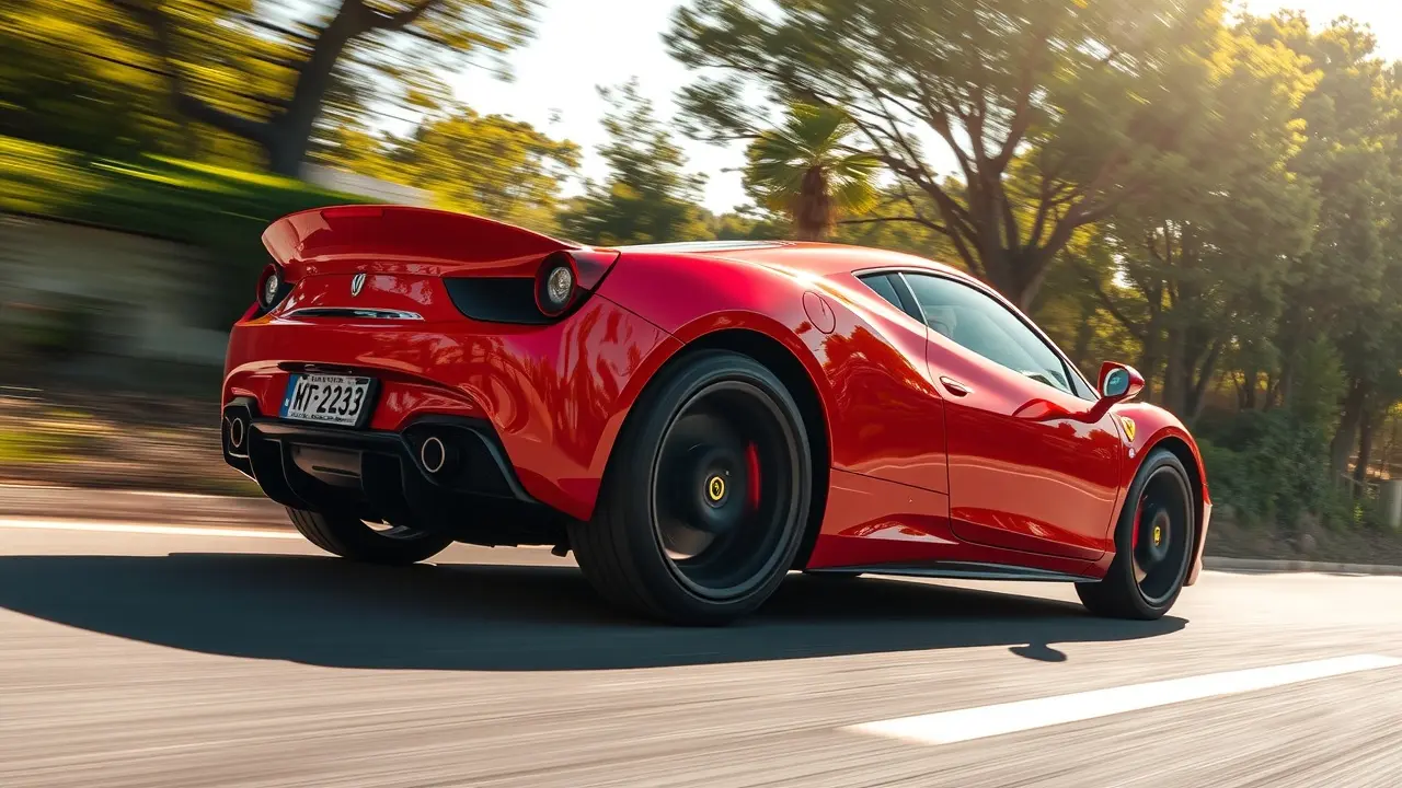 Sonhar com Aceleração: Descubra os Significados e Interpretações Carro acelerando em estrada ensolarada