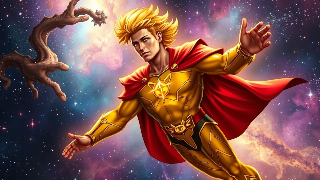Adam Warlock no espaço