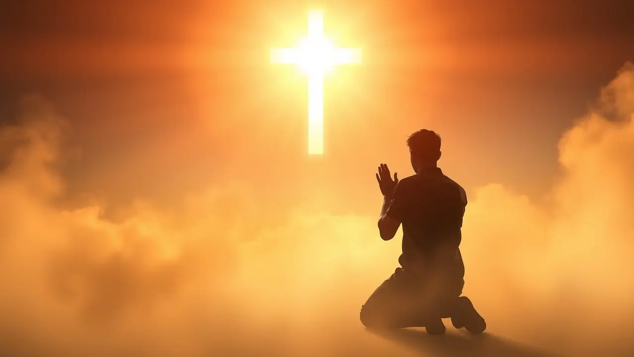 Sonhar com Adoração: Descubra o Significado e as Interpretações Pessoa adorando luz celestial em sonho
