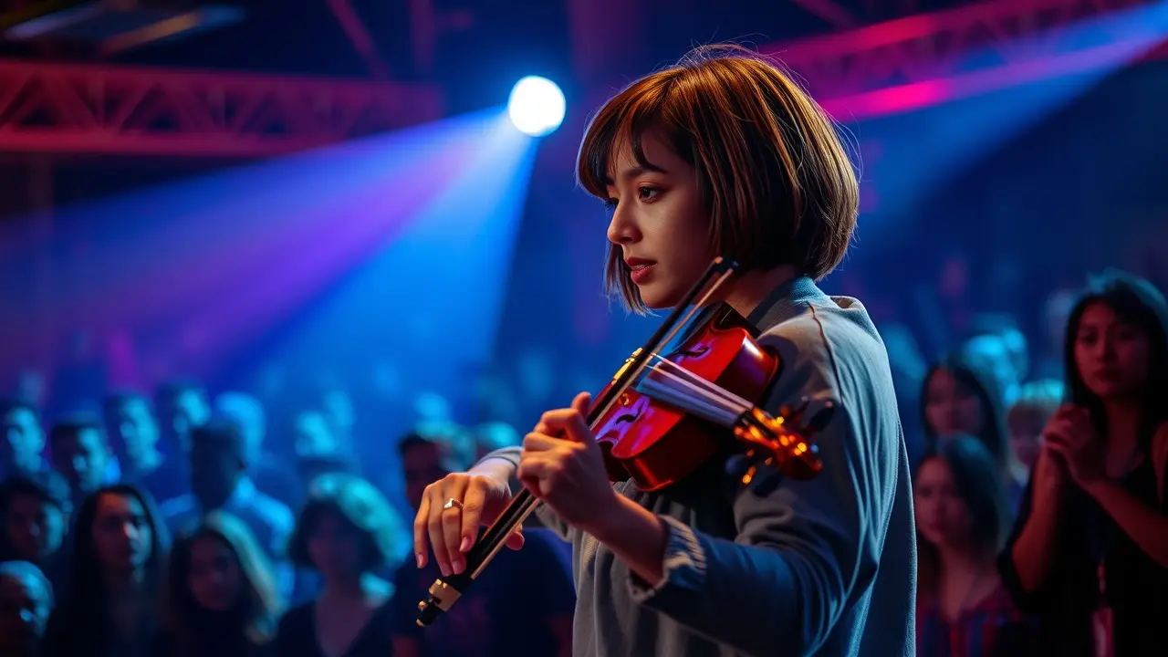 Adriana Calcanhotto cantando em show