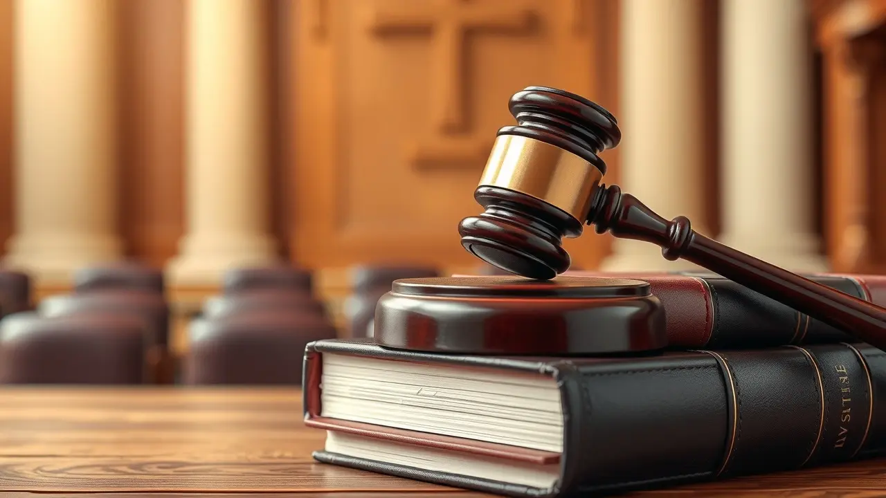 Sonhar com Advocacia: Descubra os Significados e Interpretações Gavel em livros de direito simbolizando advocacia