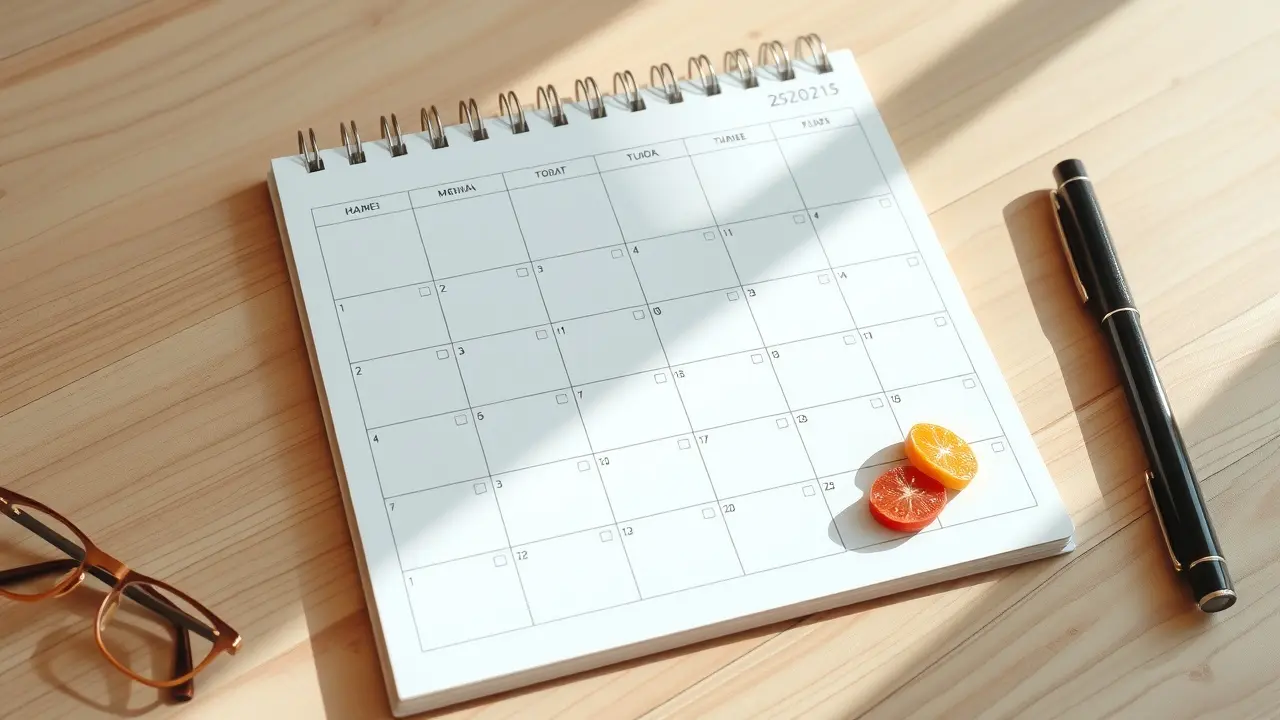 Sonhar com Agendador: Descubra o Significado e a Interpretação Agendador aberto com anotações coloridas