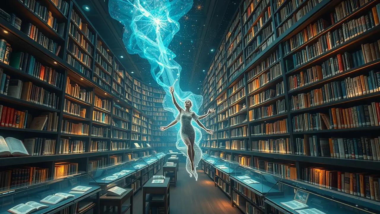 Ilustração dos Registros Akáshicos