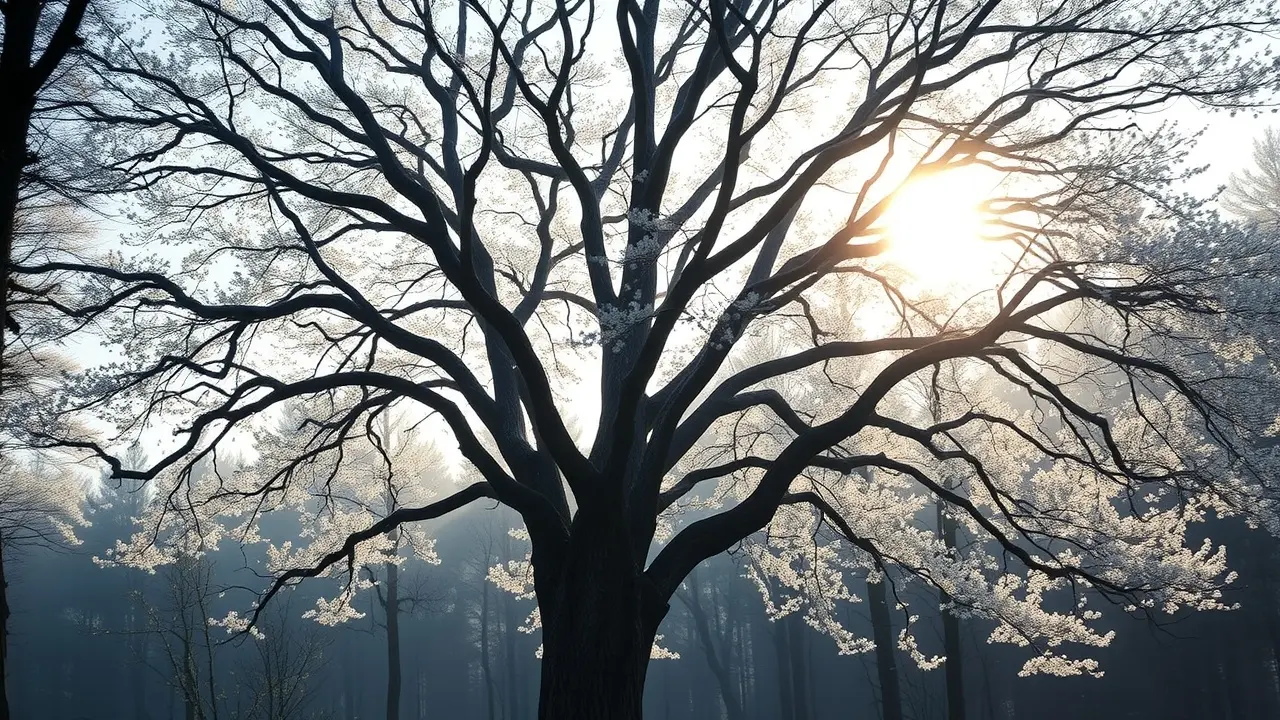 Significado de Sonhar com Álamo-Prateado: Desvendando os Mistérios Álamo-prateado brilhando sob a luz do sol