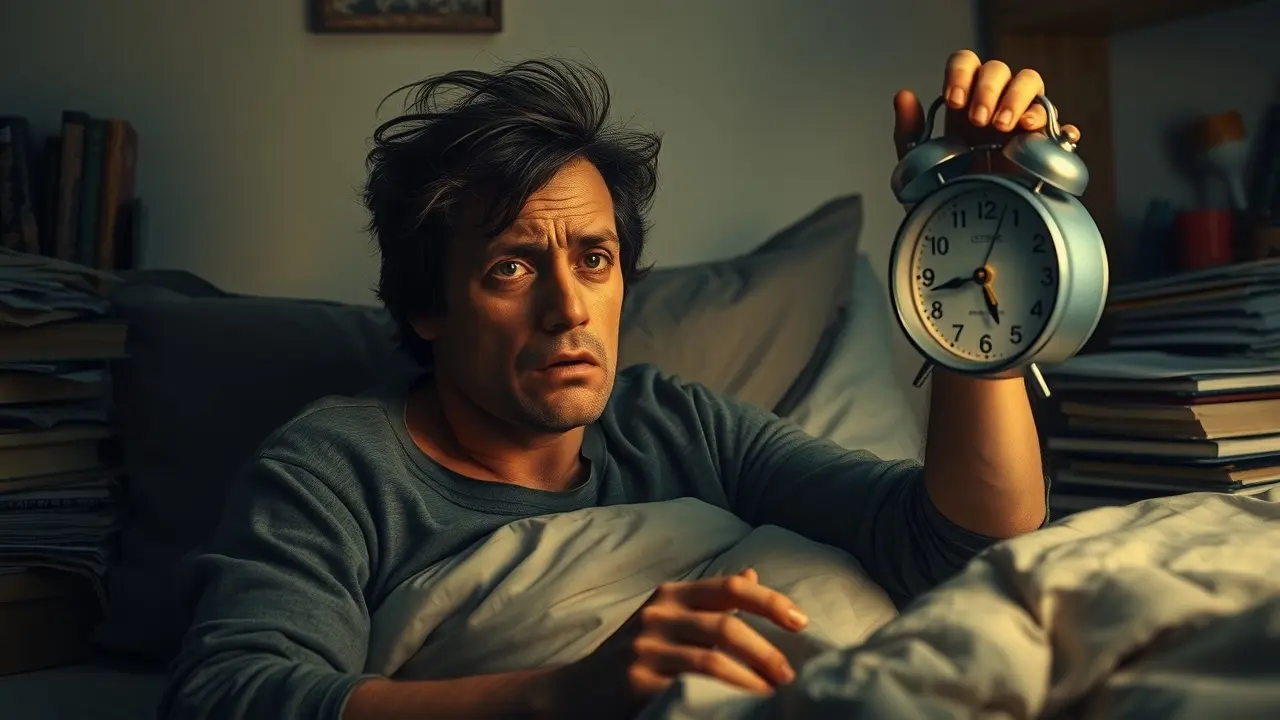 Sonhar com Alarme: Descubra o Significado e as Interpretações Pessoa assustada com um despertador