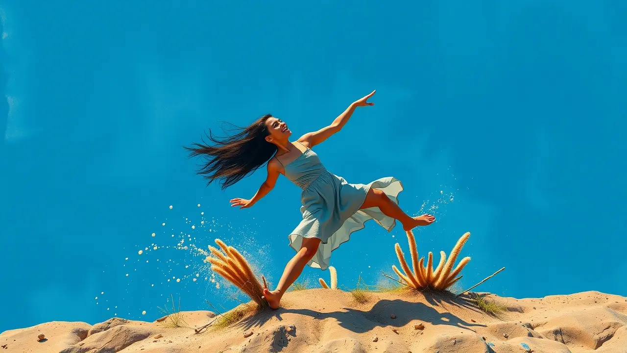 Mulher rompendo algemas