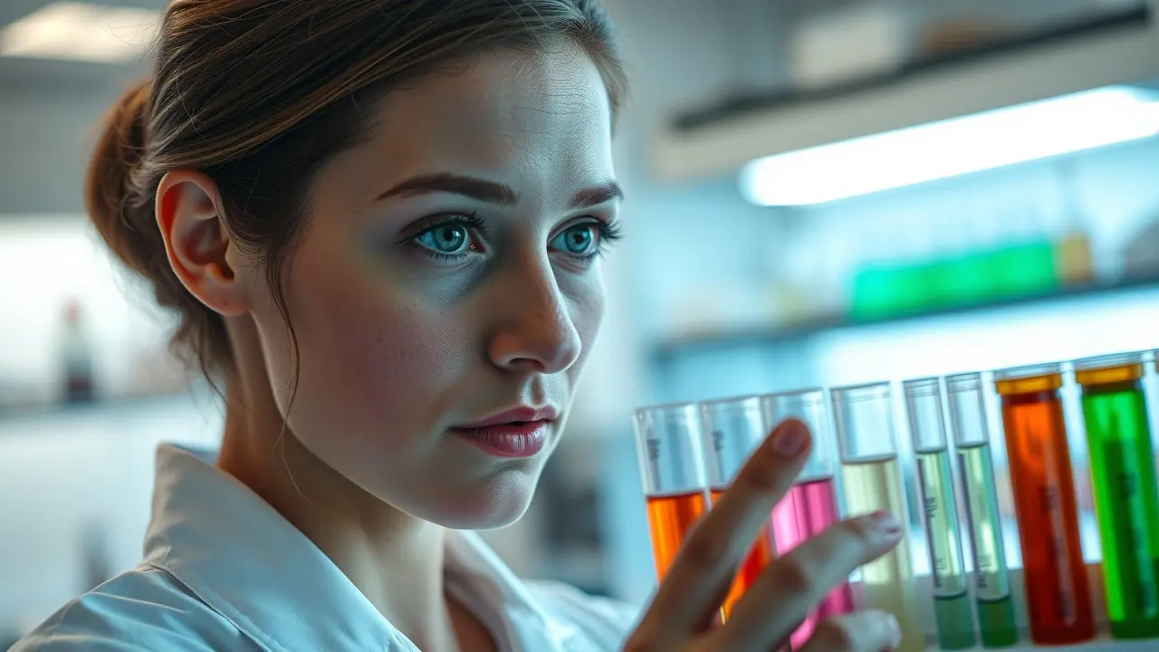 Sonhar com Amostragem: Descubra os Significados e Interpretações Pessoa analisando amostras em laboratório