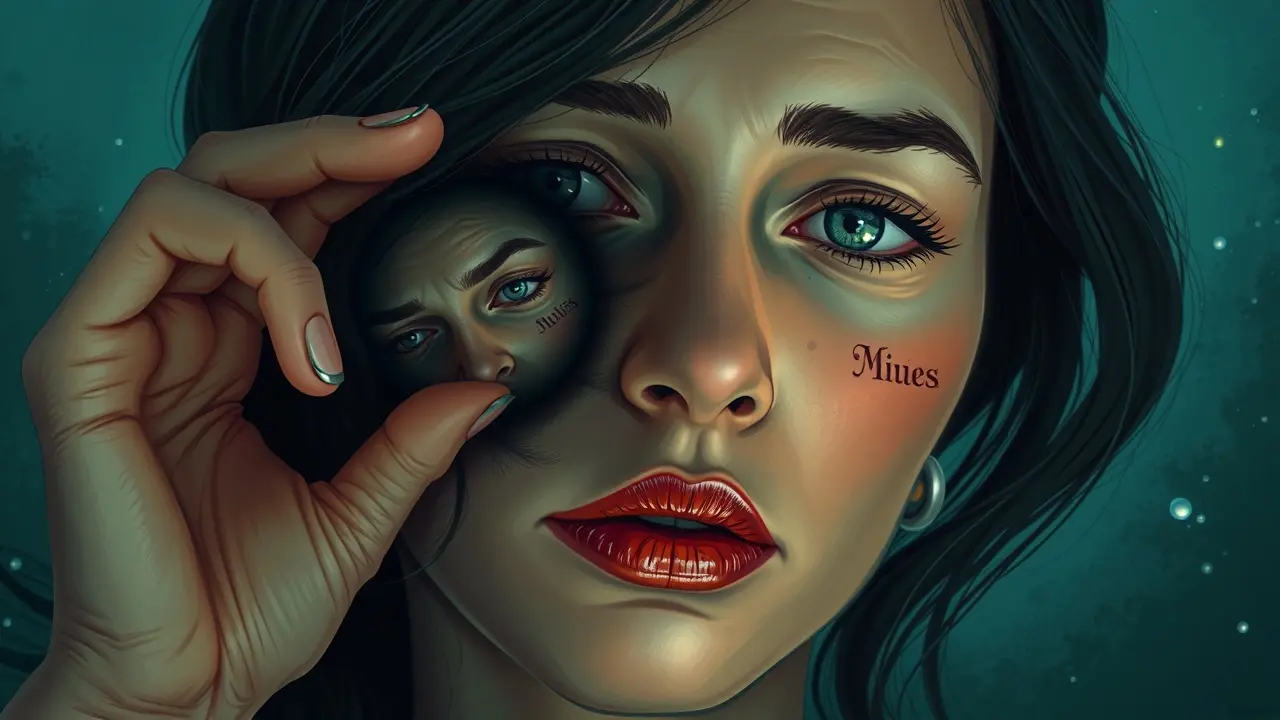 Significado de Sonhar com Animus: Desvendando o Masculino Interior Mulher observando animus emergindo