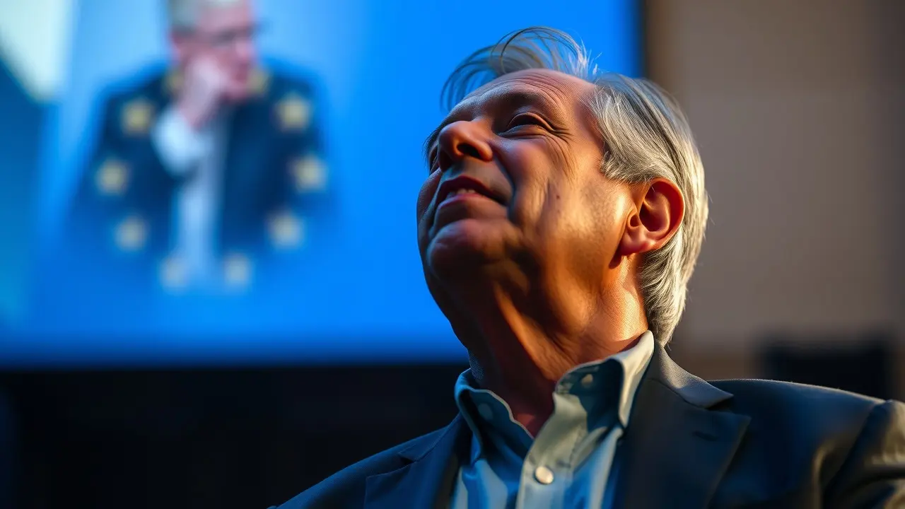 Homem sonhando com António Guterres