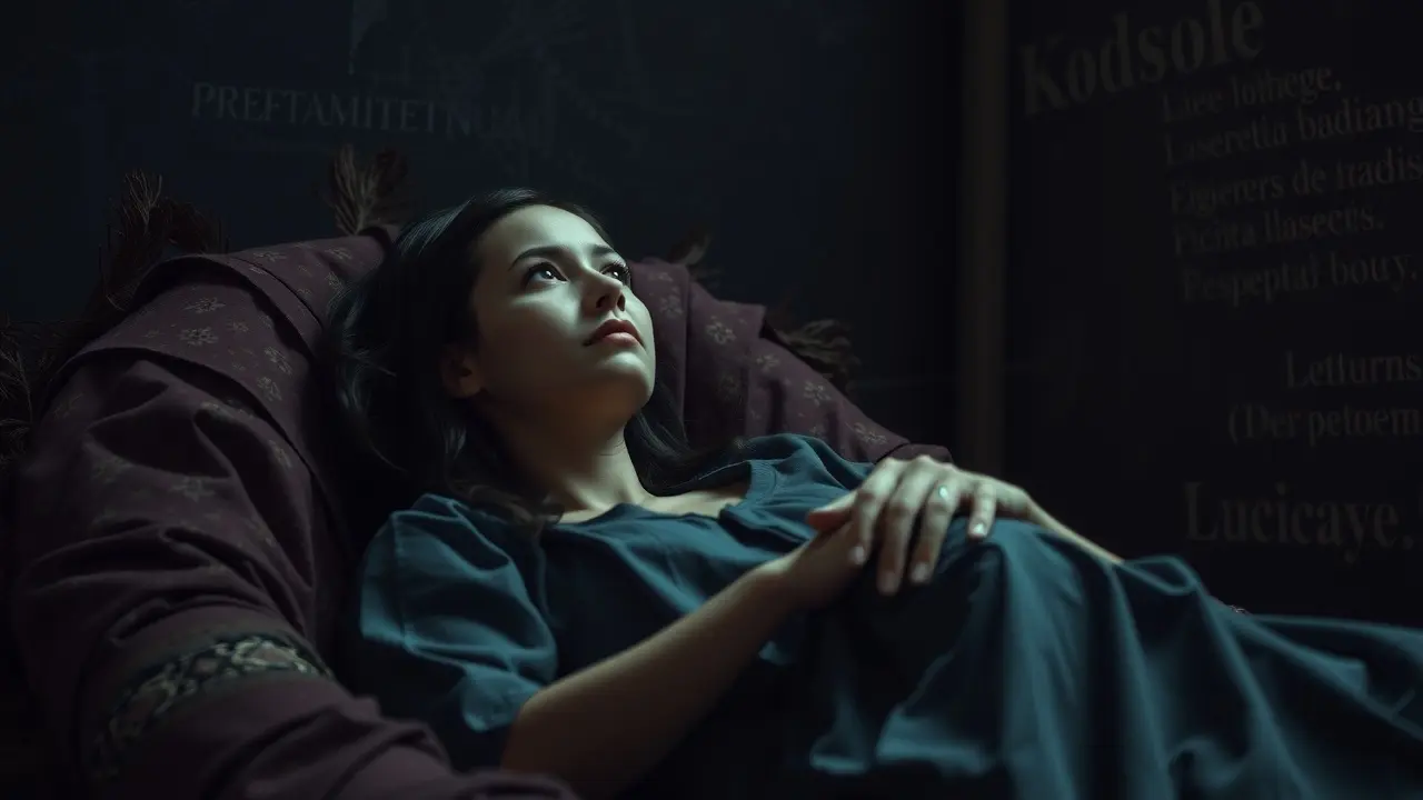 Pessoa apática olhando para o vazio