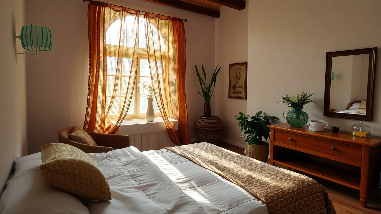 Lareira acesa em ambiente aconchegante