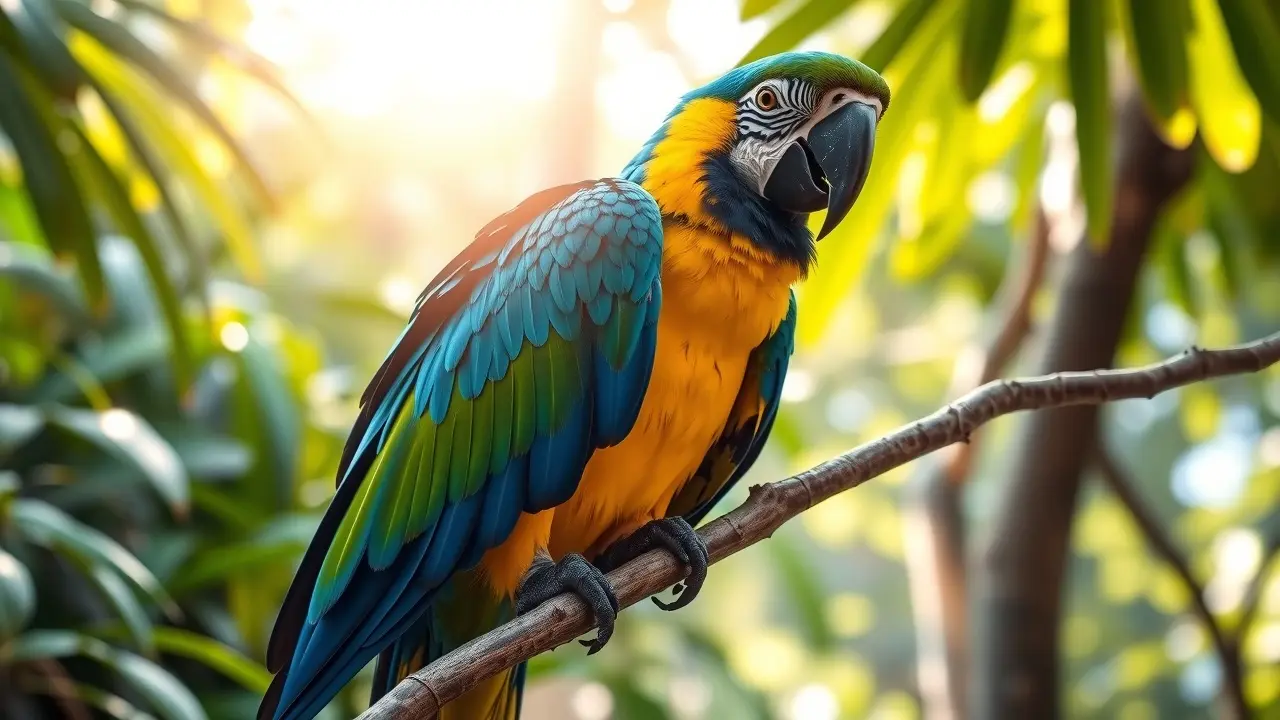 Significado de Sonhar com Arara: Cores, Liberdade e o Que Isso Revela Arara colorida na floresta