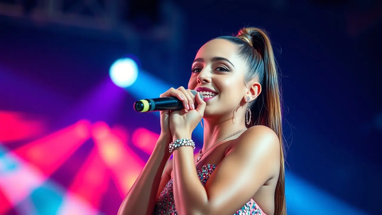 Sonhar com Ariana Grande: Descubra o Significado e as Mensagens Ocultas Ariana Grande no palco