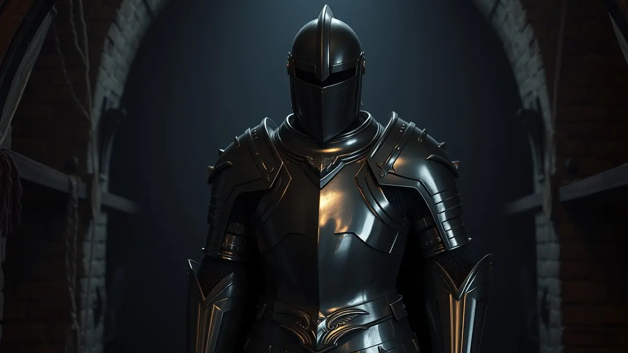 Sonhar com Armadura: Descubra os Significados e Interpretações Armadura de cavaleiro brilhando em armaria antiga