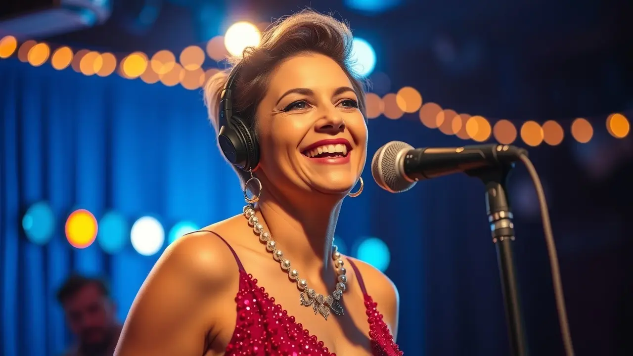 Astrud Gilberto cantando bossa nova