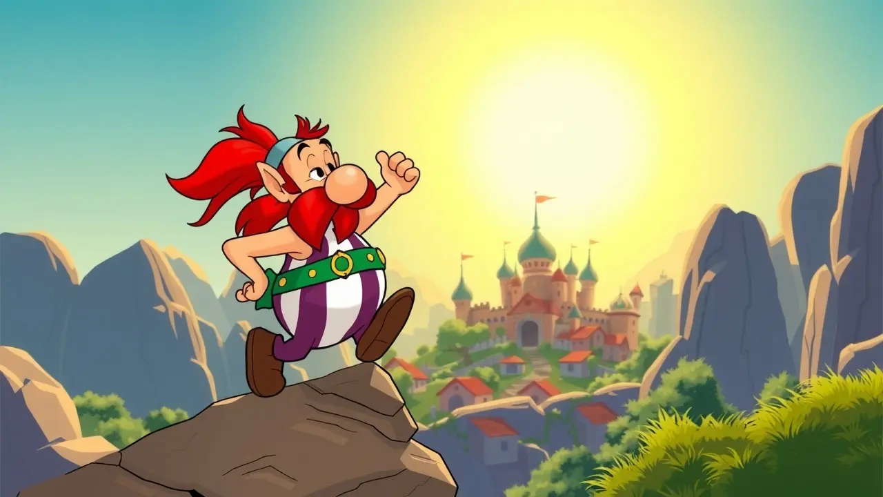 Sonhar com Astérix: Descubra o Significado e as Interpretações Astérix saltando obstáculo