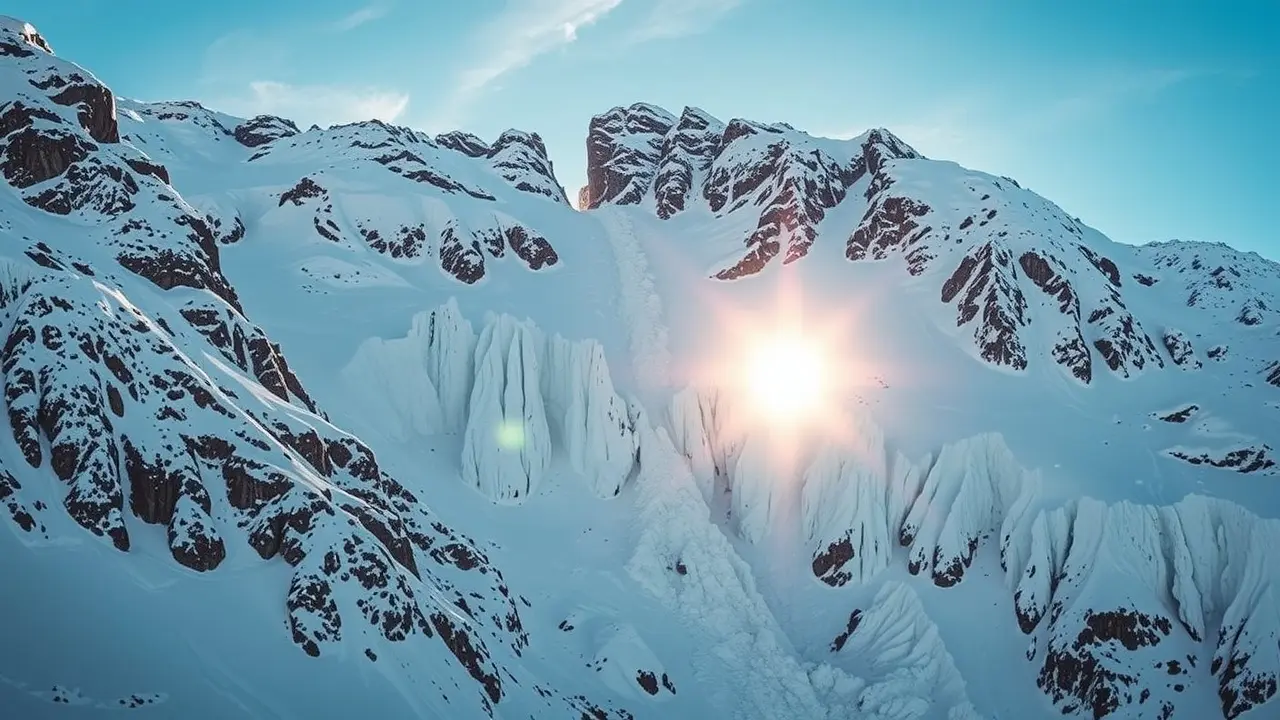 Sonhar com Avalanche: Descubra o Significado e a Interpretação Avalanche descendo montanha