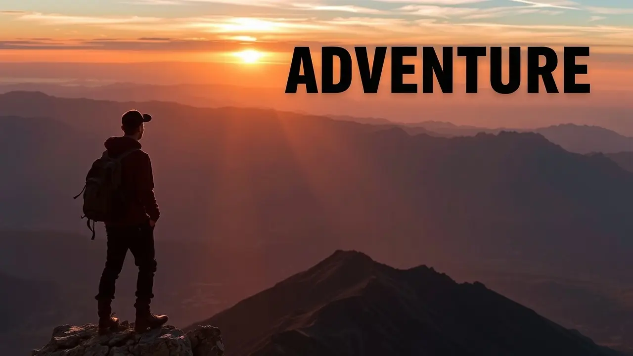 Sonhar com Aventureiro: Descubra o Significado e as Mensagens Ocultas Aventureiro no topo da montanha ao pôr do sol