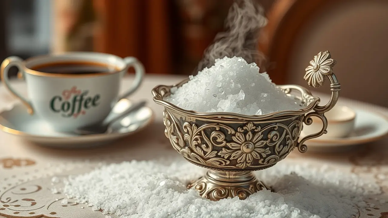 açucareiro com açúcar