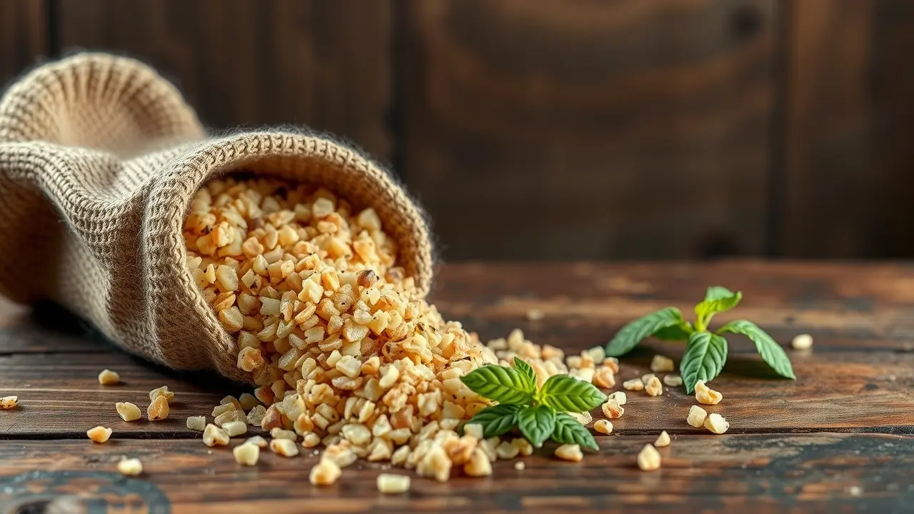 Açúcar mascavo granulado em saco rústico