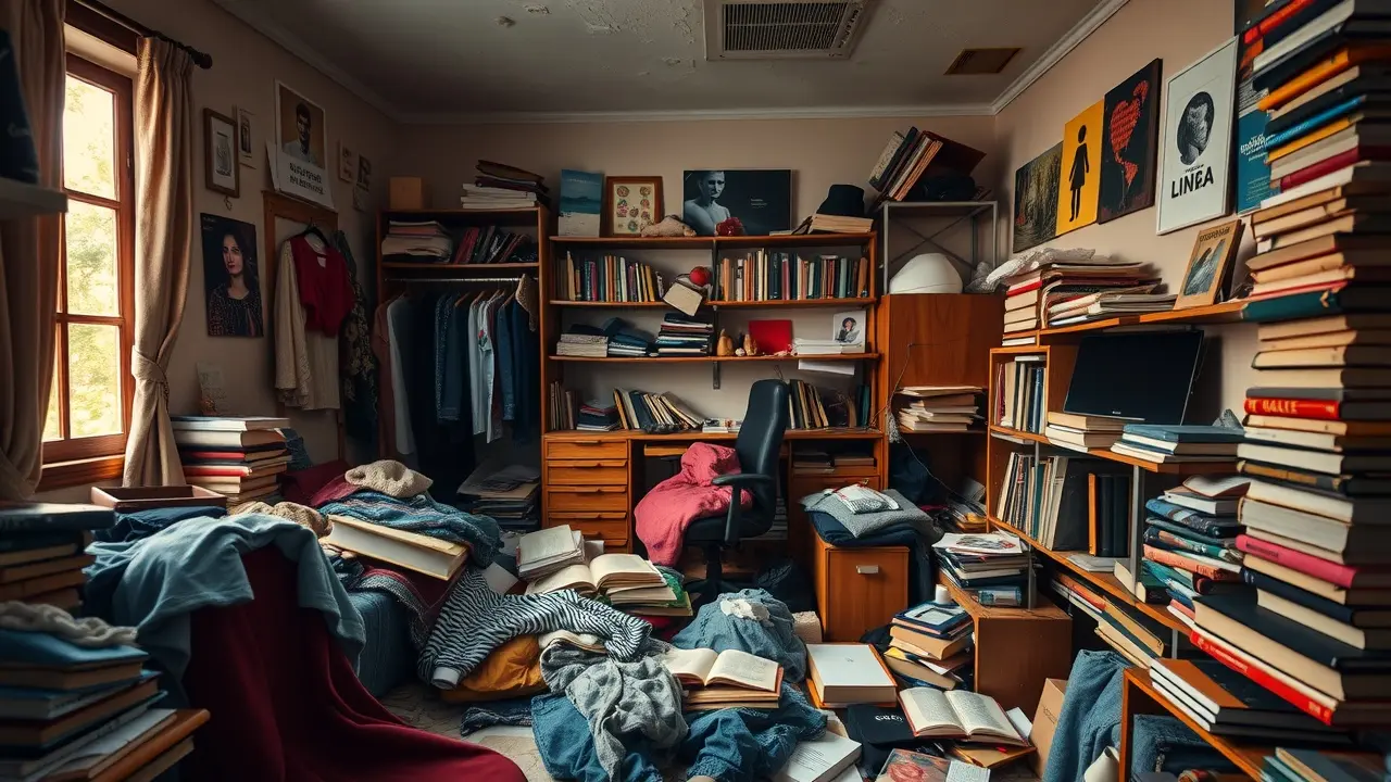 Sonho com quarto bagunçado