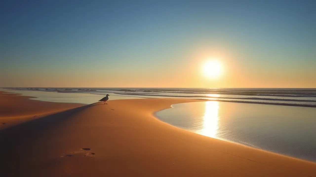 Sonhar com Bancos de Areia: Descubra o Significado e a Interpretação Sonho com banco de areia ao pôr do sol