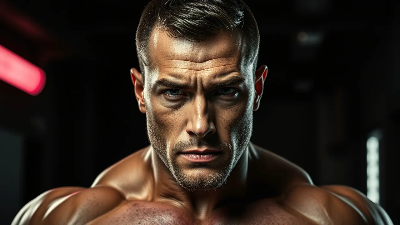 Sonhar com Bane: Descubra o Significado Oculto! Homem mascarado com músculos imponentes