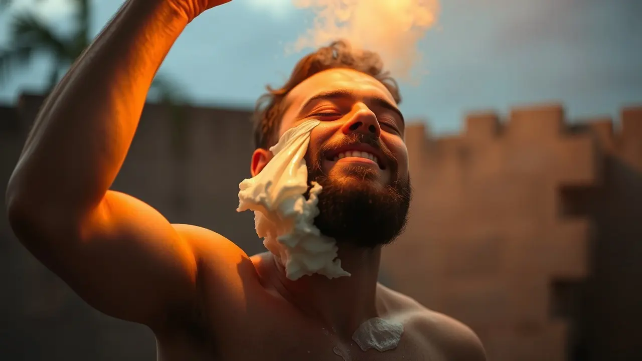 Sonhar com Barbeador: Descubra os Significados e Interpretações Homem se barbeando com barbeador