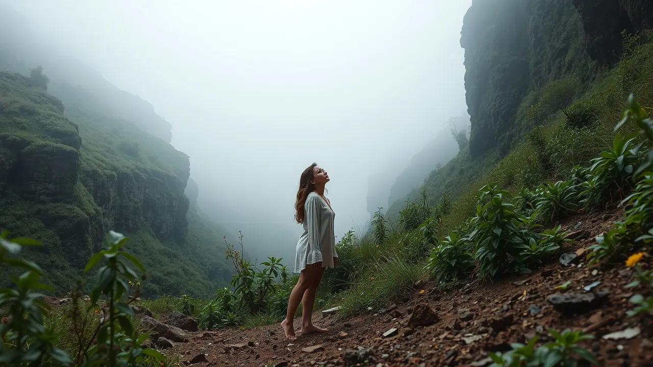 Sonhar com Barranco: Descubra o Significado e as Interpretações Pessoa à beira de um barranco