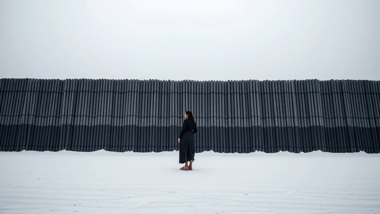 Sonhar com Barreira: Descubra os Significados e Interpretações Homem diante de um muro, representando um sonho com barreira