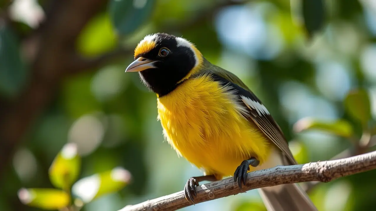 Bem-te-vi em um galho