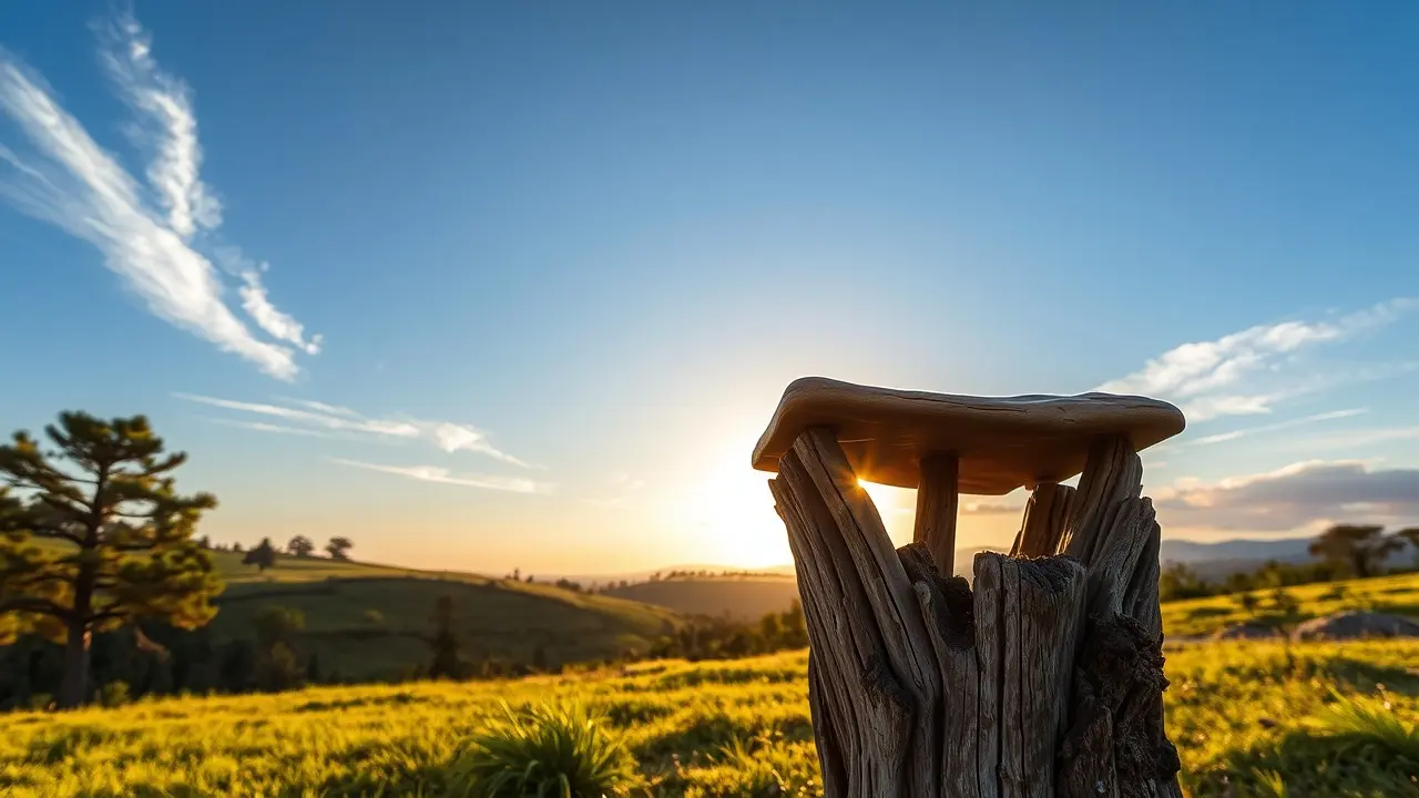 Sonhar com Berrante: Descubra o Significado e as Interpretações! Berrante de boi em paisagem campestre