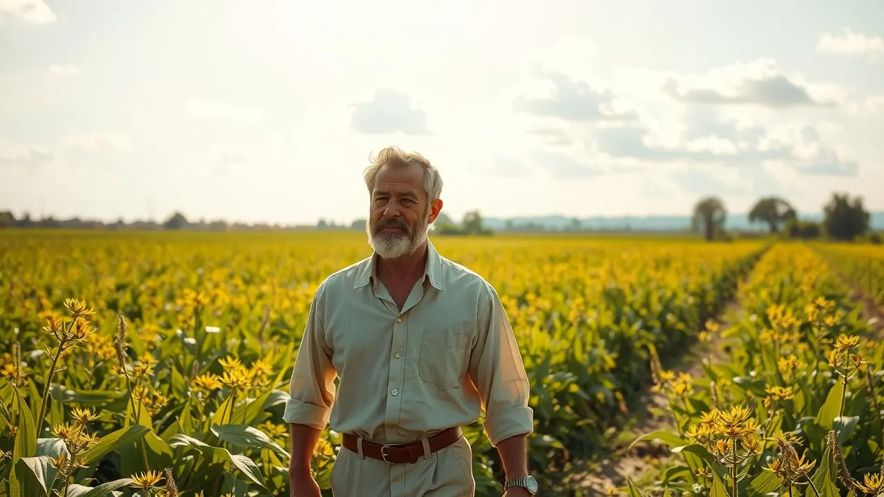 Significado de Sonhar com Bonifácio: Desvendando os Mistérios do Subconsciente Homem caminhando em campo ensolarado