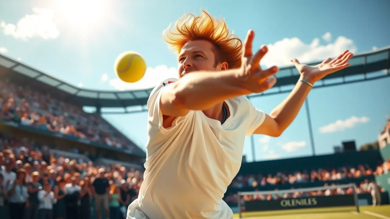 Sonhar com Boris Becker: Descubra o Significado e as Interpretações Boris Becker jogando tênis