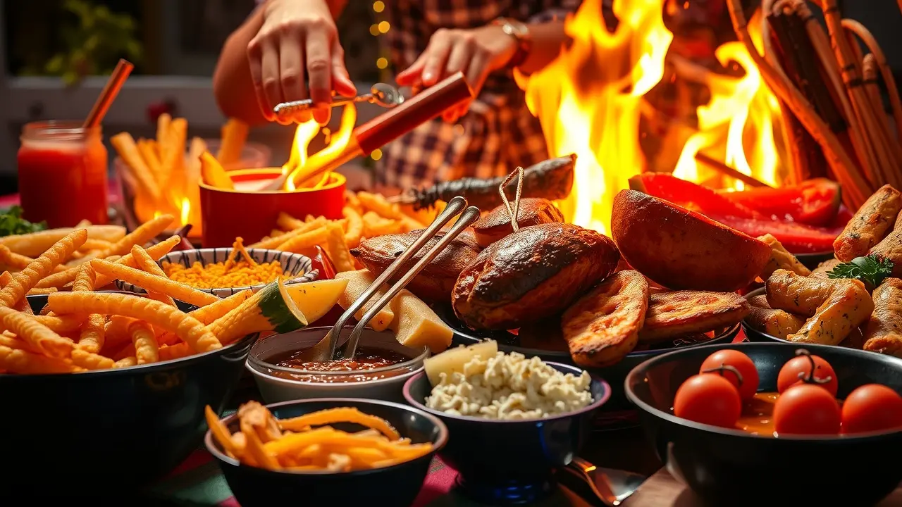 Sonhar com bufê farto e variado