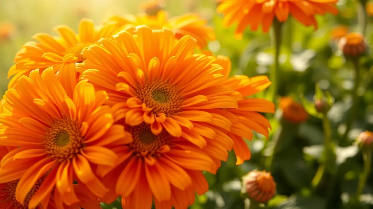 Sonhar com Calêndula: Descubra os Significados e Interpretações Flores de calêndula vibrantes em close-up