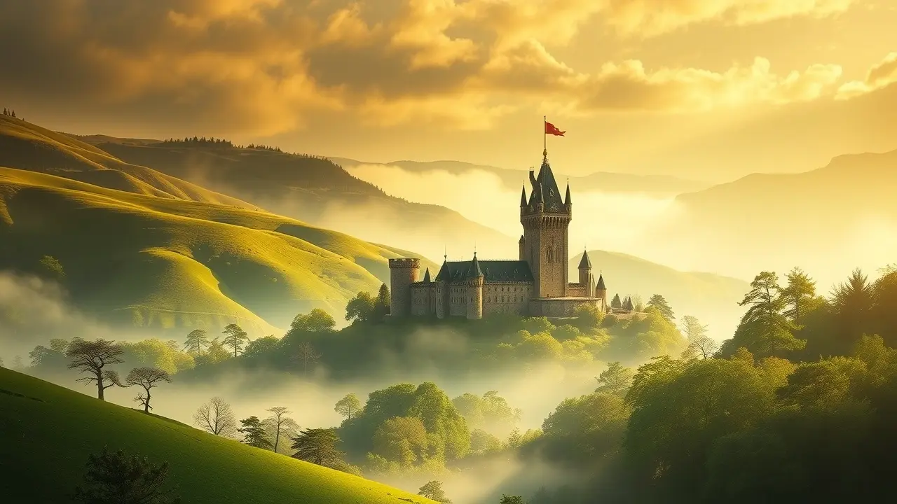 Sonhar com Camelot: Desvende os Mistérios do Reino Mítico Imagem de Camelot em sonho