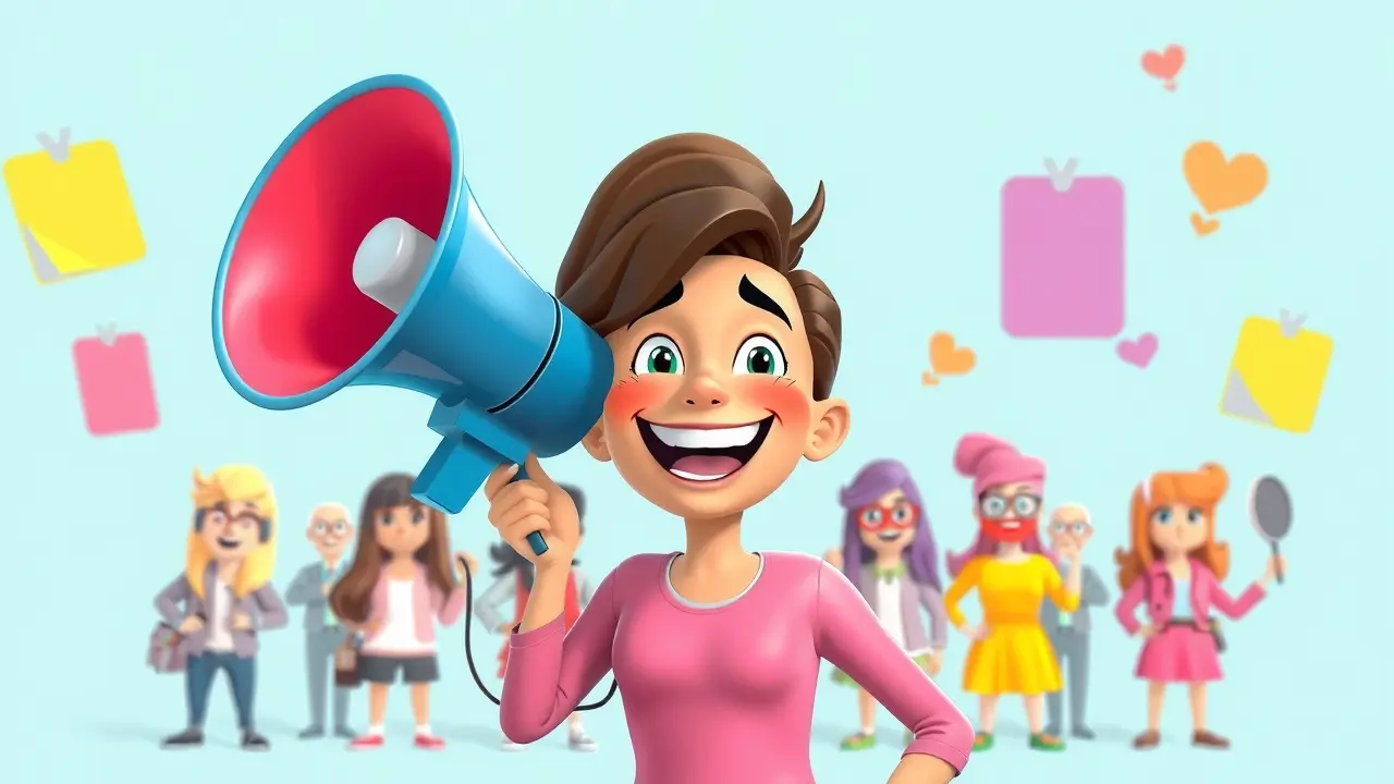 Sonhar com Campanha: Descubra os Significados e Interpretações Pessoa com megafone liderando campanha