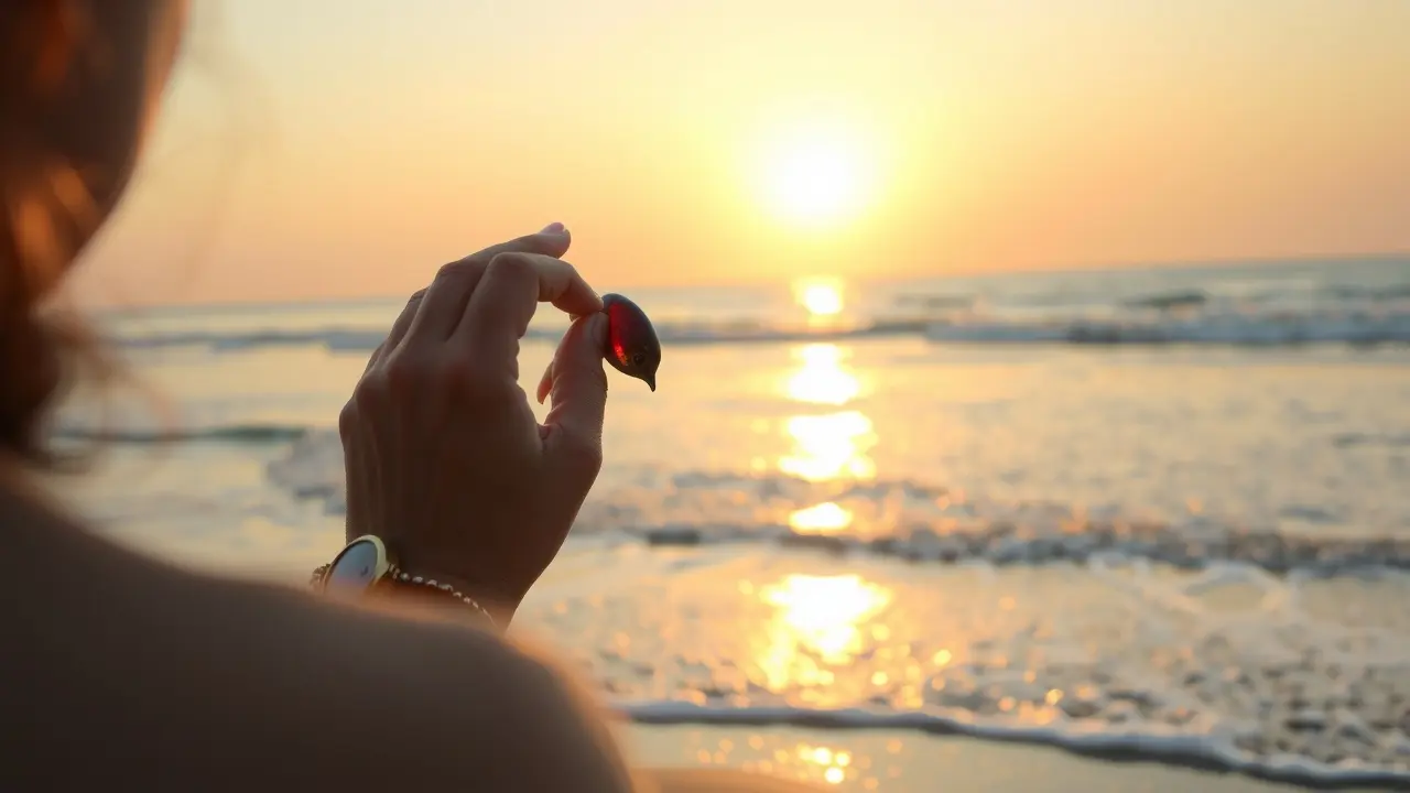 Sonhar com Caranguejo: Descubra os Significados e Simbolismos! Homem observando caranguejo na praia ao amanhecer