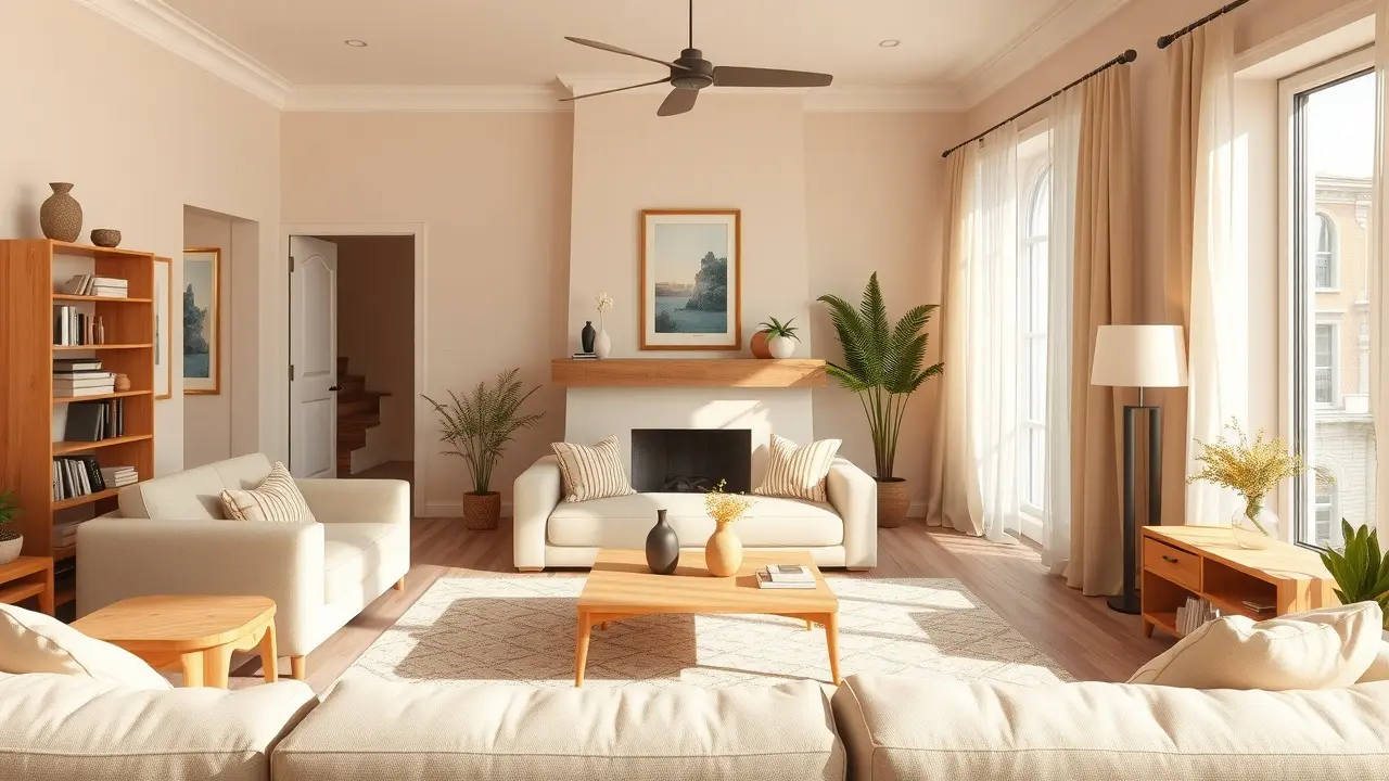 Significado de Sonhar com Casa Número 4: Descubra os Segredos! Sala de estar aconchegante em uma casa