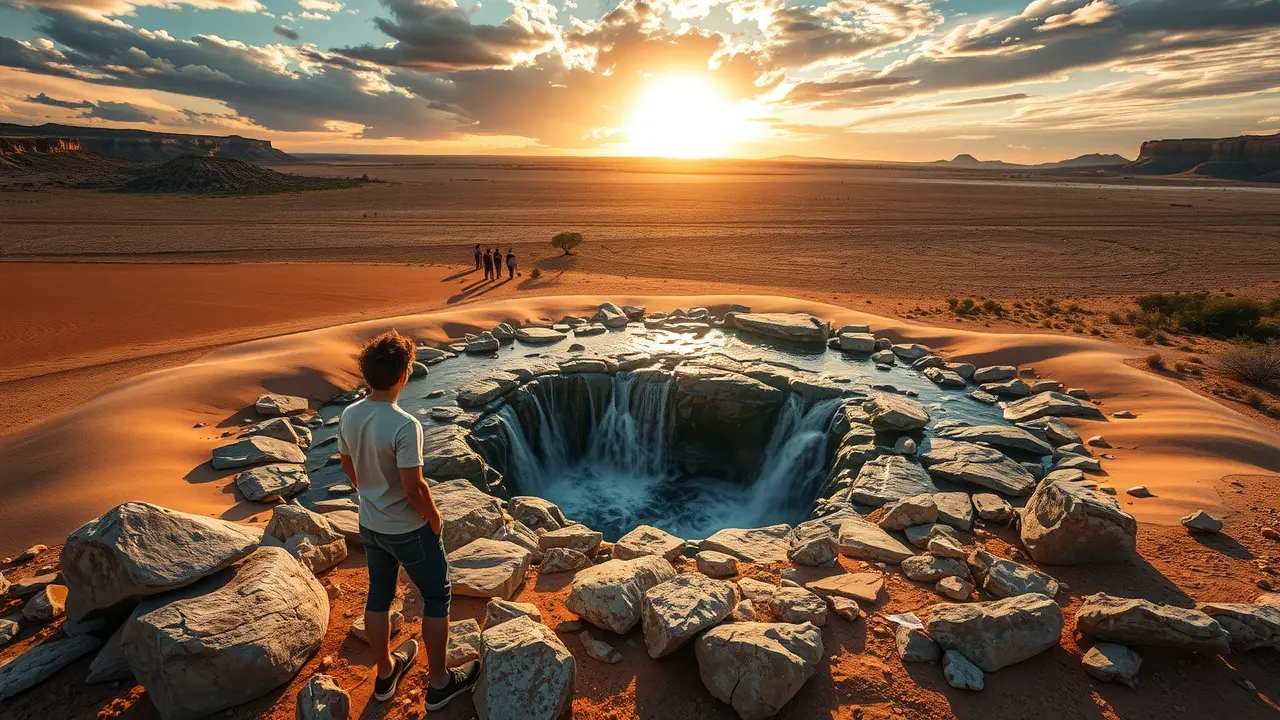 Sonhar com Cascavel: Descubra o Significado e Interpretações Homem observando cascavel no deserto