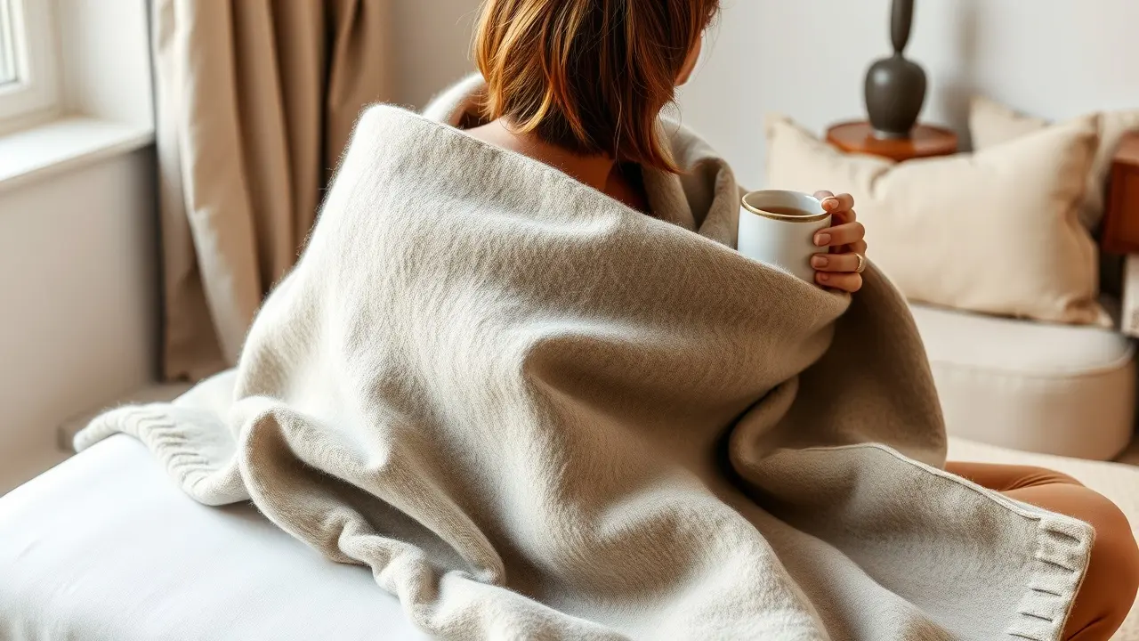 Sonhar com caxemira e conforto