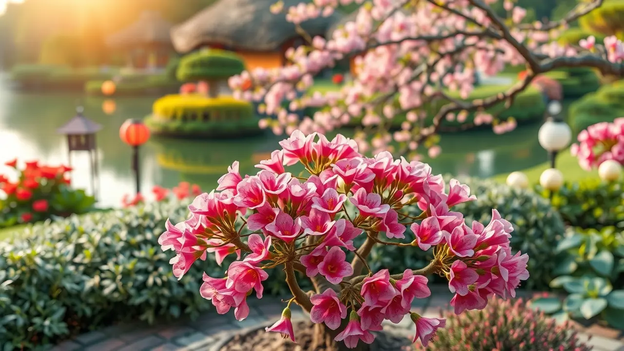 Sonhar com Cerejeira: Descubra o Significado e as Mensagens Ocultas Cerejeira florida em jardim japonês