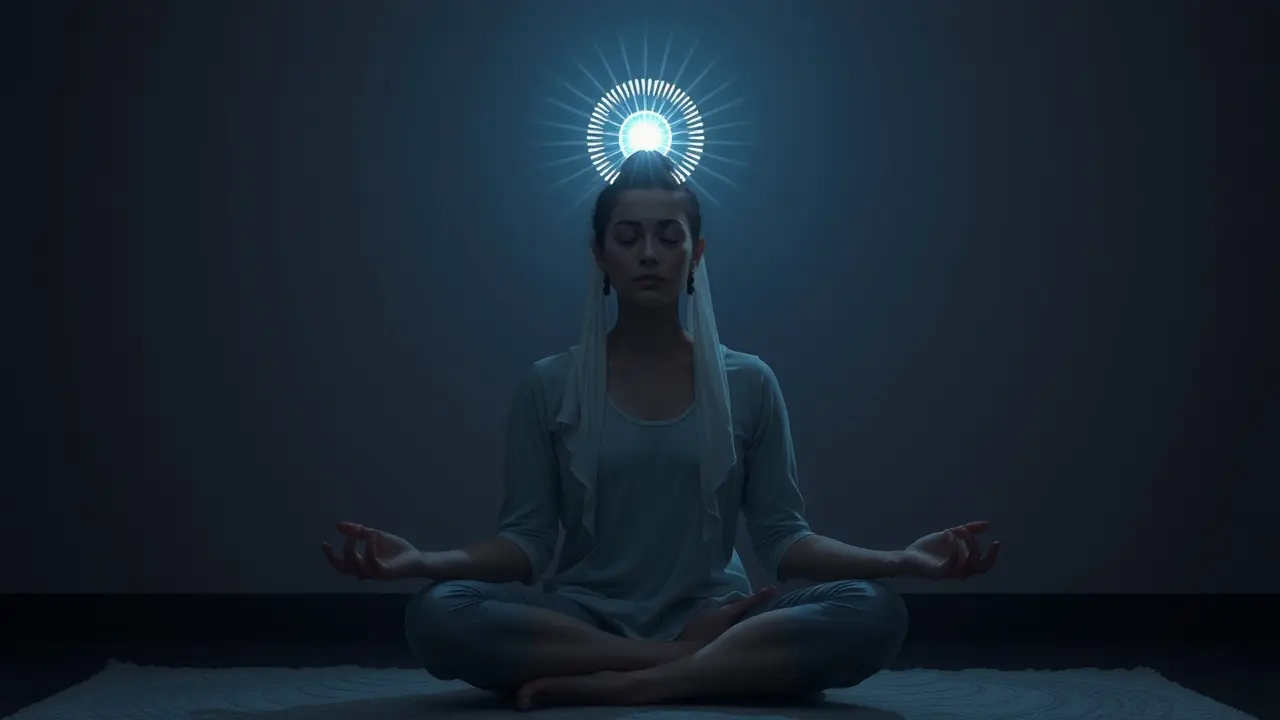 Meditação e ativação do chakra frontal
