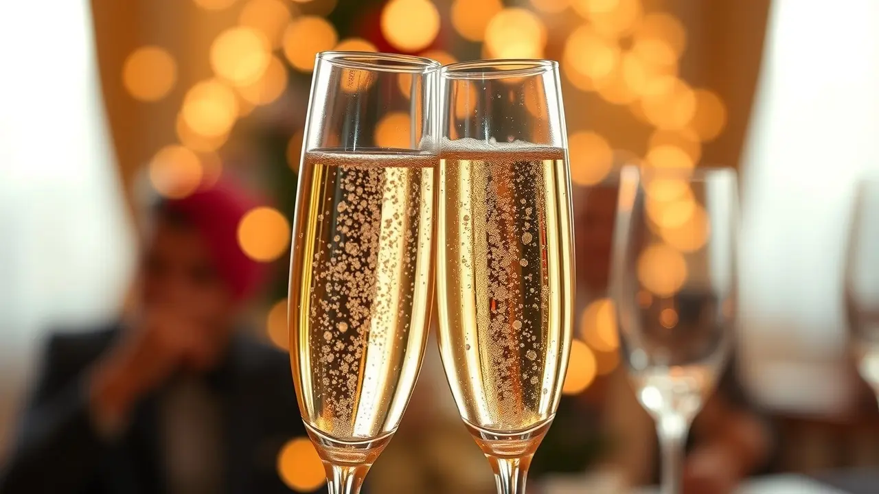 Sonhar com Champagne: Descubra os Significados e Interpretações Taças de champagne brindando em celebração