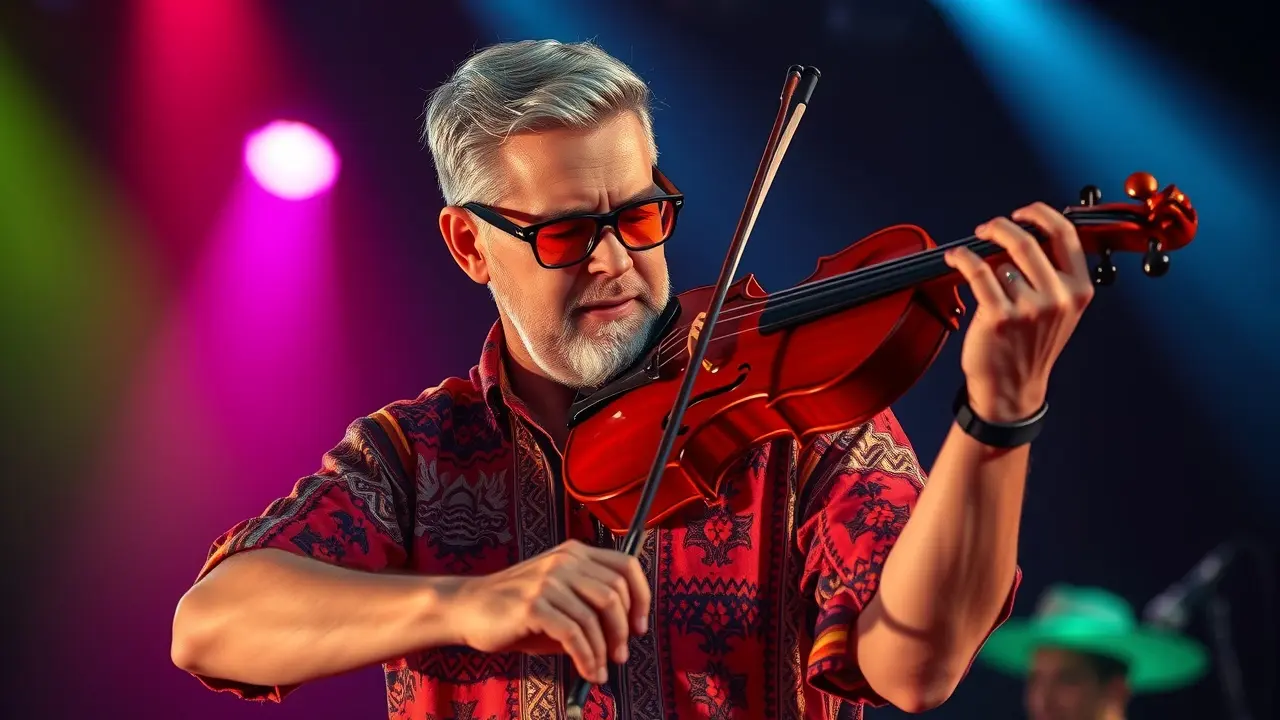 Chico César cantando em show