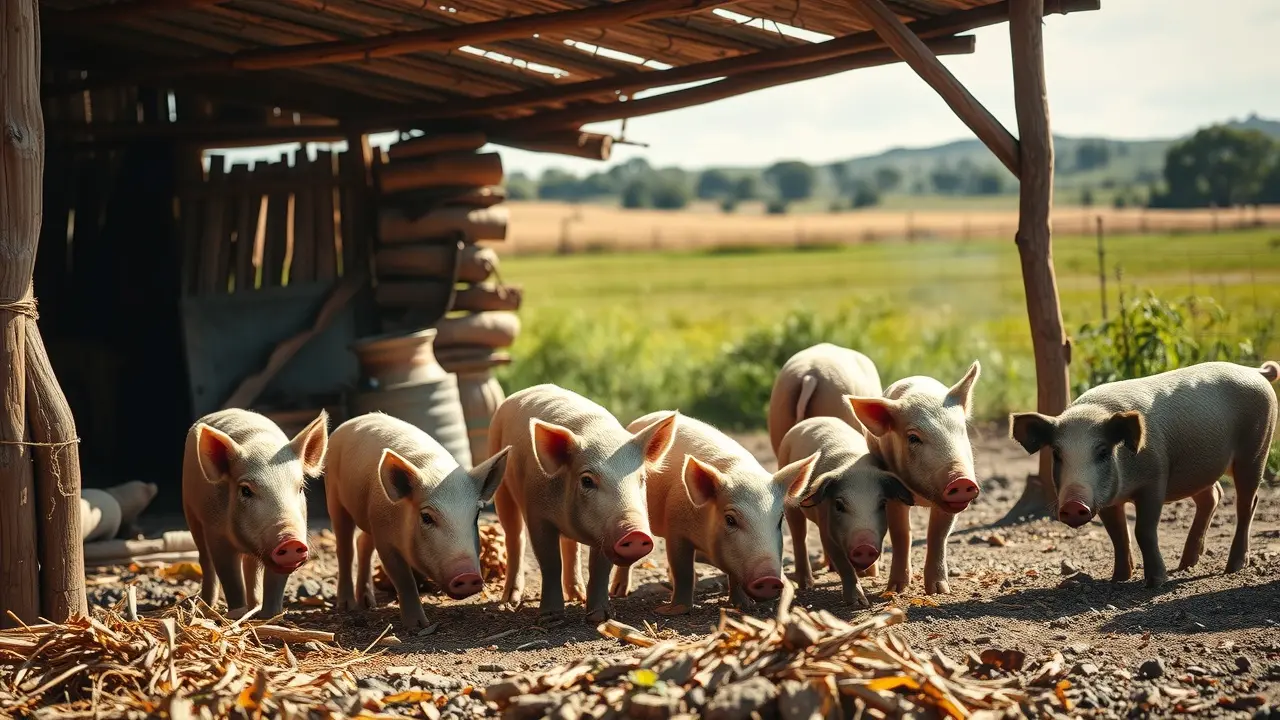 Significado de Sonhar com Chiqueirinho: Interpretações e Simbolismos Chiqueirinho com porcos rosados