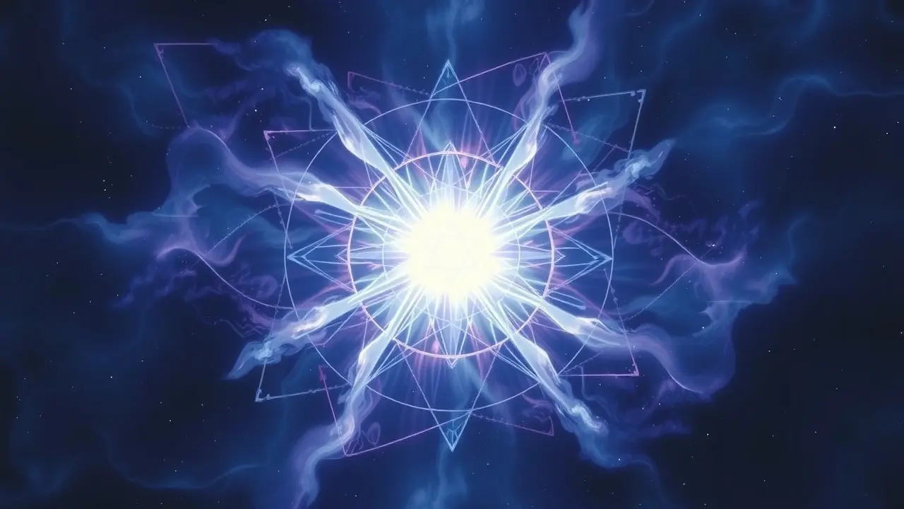 Representação artística de Chokhmah como luz e sabedoria.