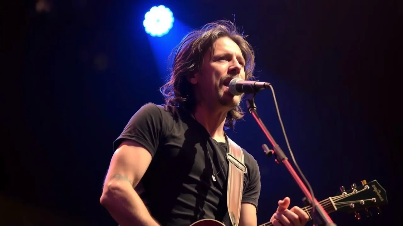Sonhar com Chris Cornell: Desvende os significados e mensagens ocultas Chris Cornell cantando no palco