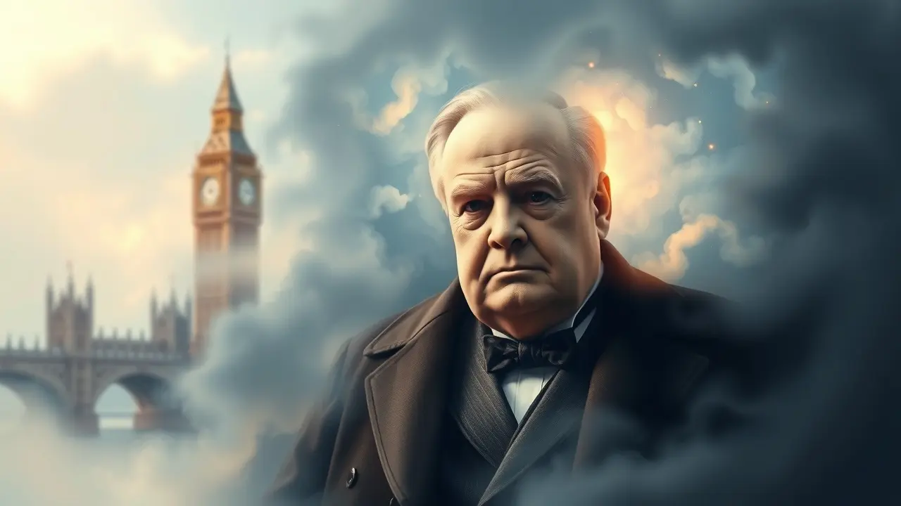 Significado de Sonhar com Churchill: Decifre os Símbolos do Sonho Sonho com Winston Churchill simboliza liderança.